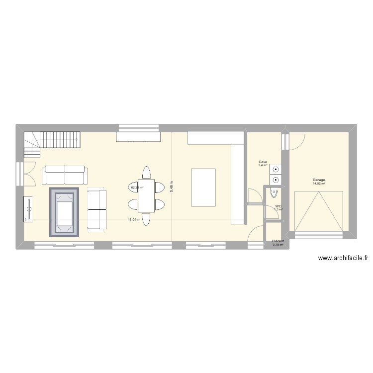 Last8 reduit. Plan de 17 pièces et 153 m2