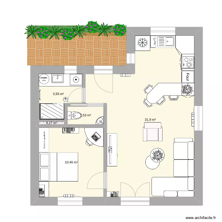 Habitat l&eacute;ger. Plan de 
