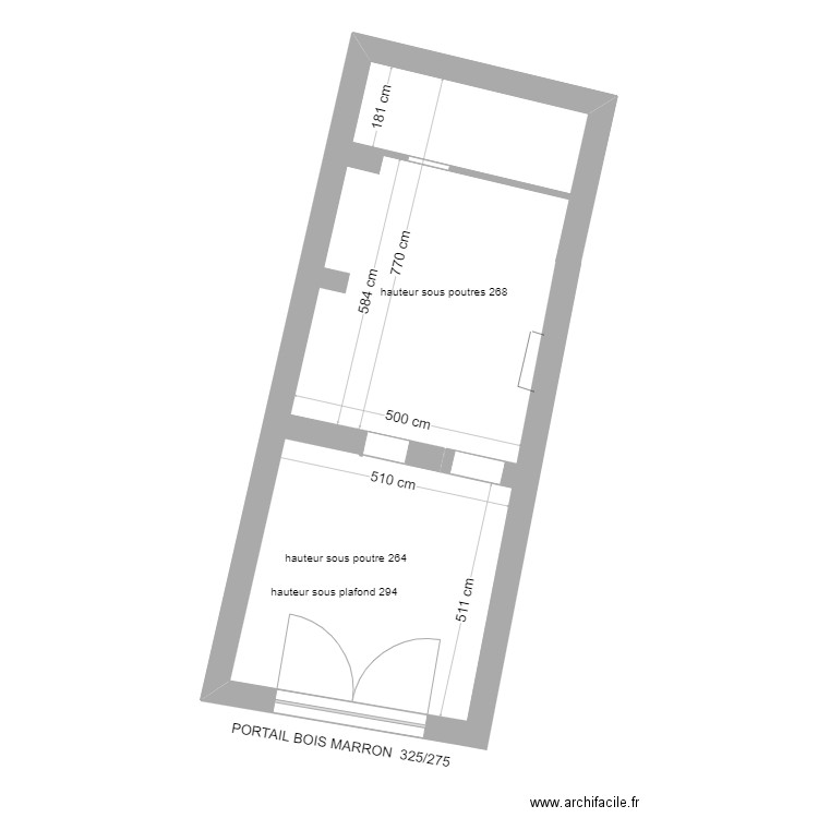 GUITARD EDL  LOCAL CO RDC. Plan de 0 pièce et 0 m2