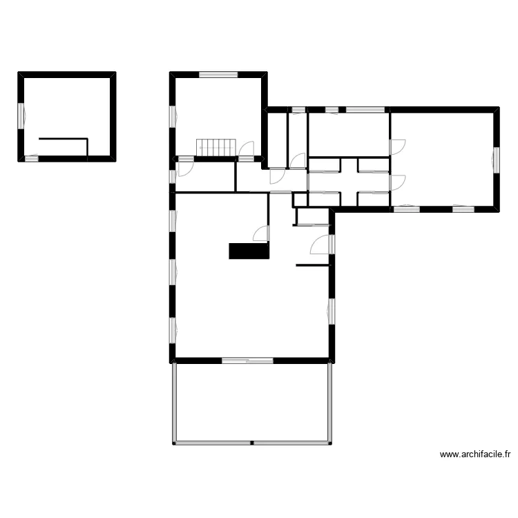 DELAUNAY. Plan de 26  et 446 m²