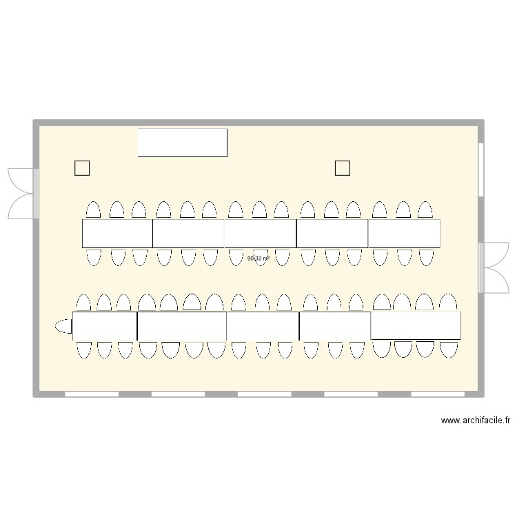 Plan de table vendredi. Plan de 0 pièce et 0 m2
