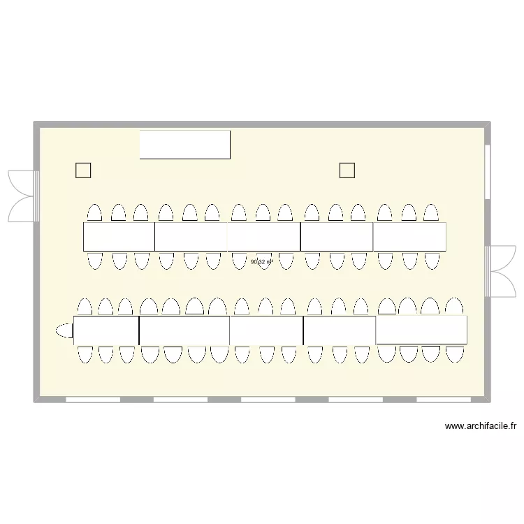 Plan de table vendredi. Plan de 
