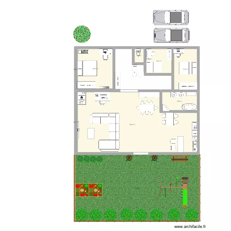 lys wadoux. Plan de 