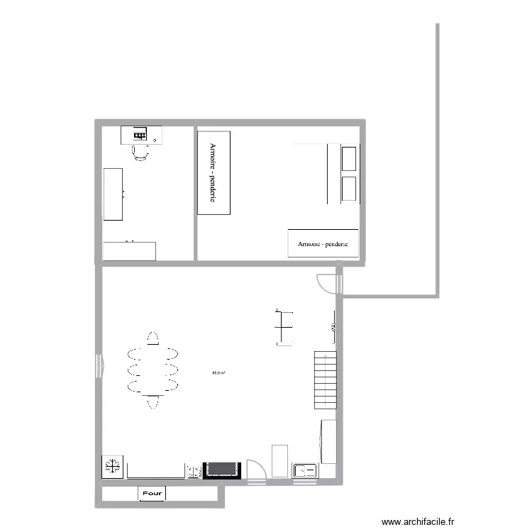 plan maison. Plan de 1 et 86 m² plan maison. Plan de 1 et 86 m²