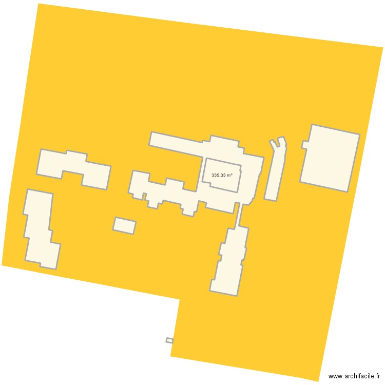 Mas Saint PIERRE plan de mas 01. Plan de 8 pièces et 1527 m2