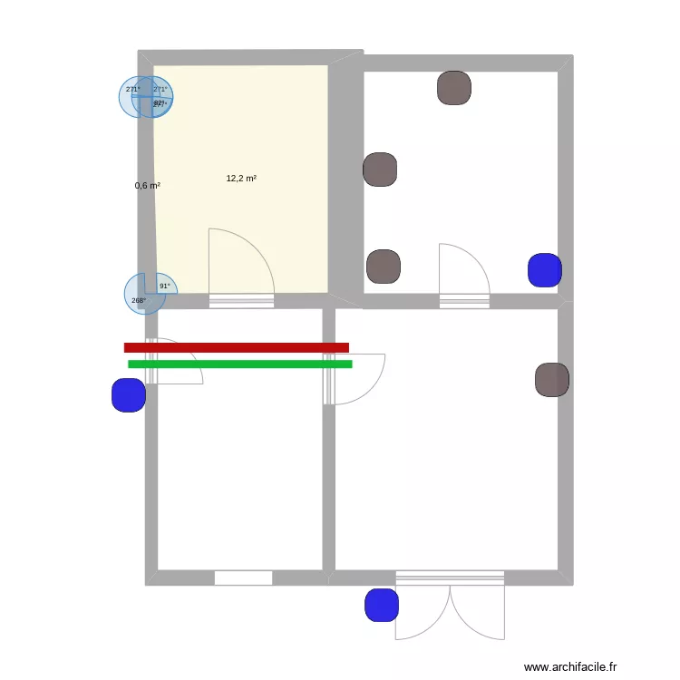 appartement en bas . Plan de appartement en bas . Plan de