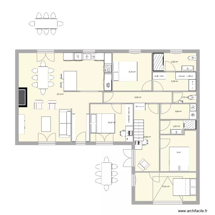 ROYAN V1. Plan de 12 et 123 m² ROYAN V1. Plan de 12 et 123 m²