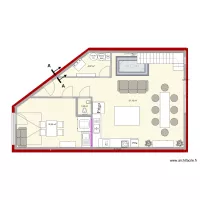 plan maison bas