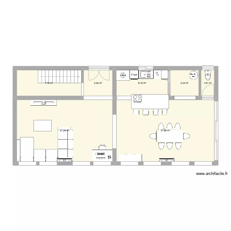 loft t5 rdc. Plan de 