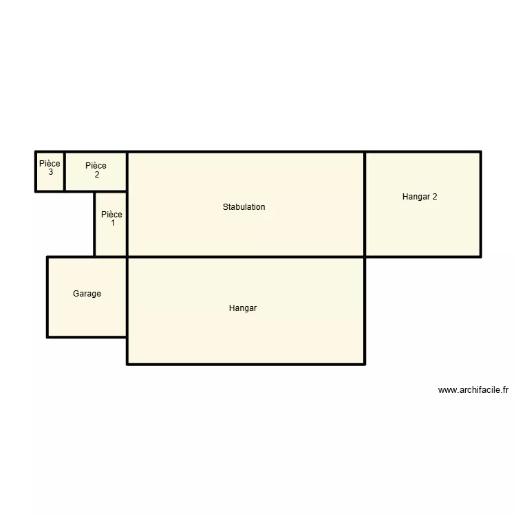 Berthome 2 St Jean. Plan de 7  et 58 m²