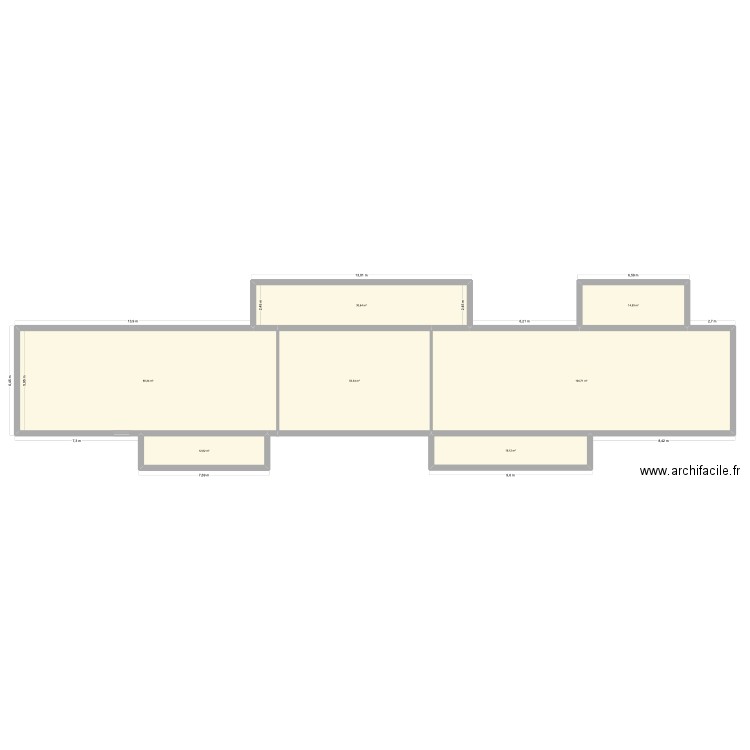 CHAVANIAC. Plan de 7 pièces et 323 m2