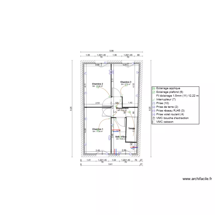 BOUKHOBZA ETAGE. Plan de 
