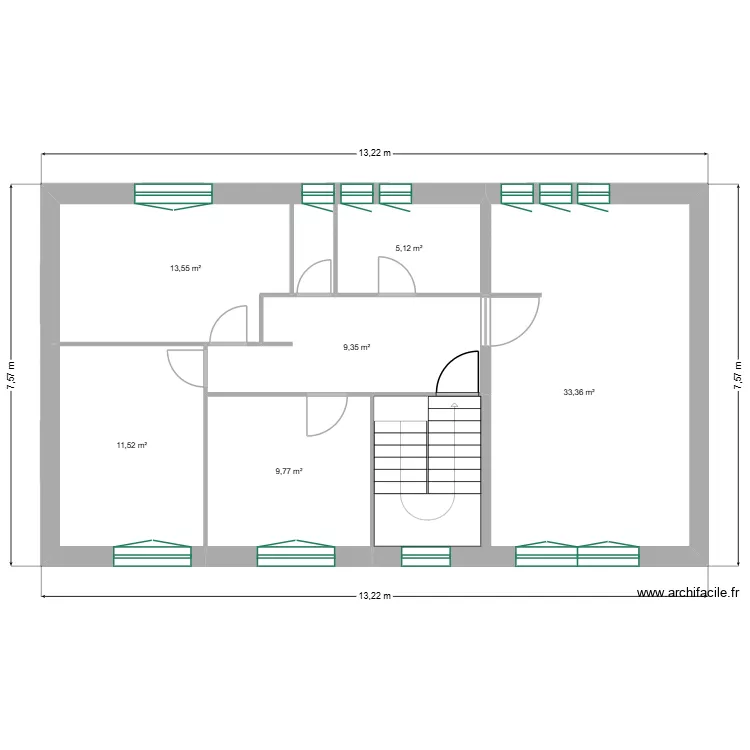 etat des lieux LA chapelle de guinchay. Plan de 