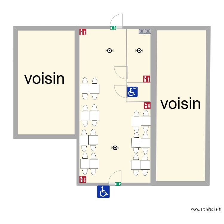 plan papa interireur. Plan de 3 pièces et 100 m2