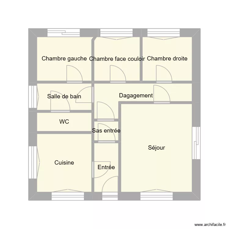 GUIchard. Plan de 10  et 21 m²