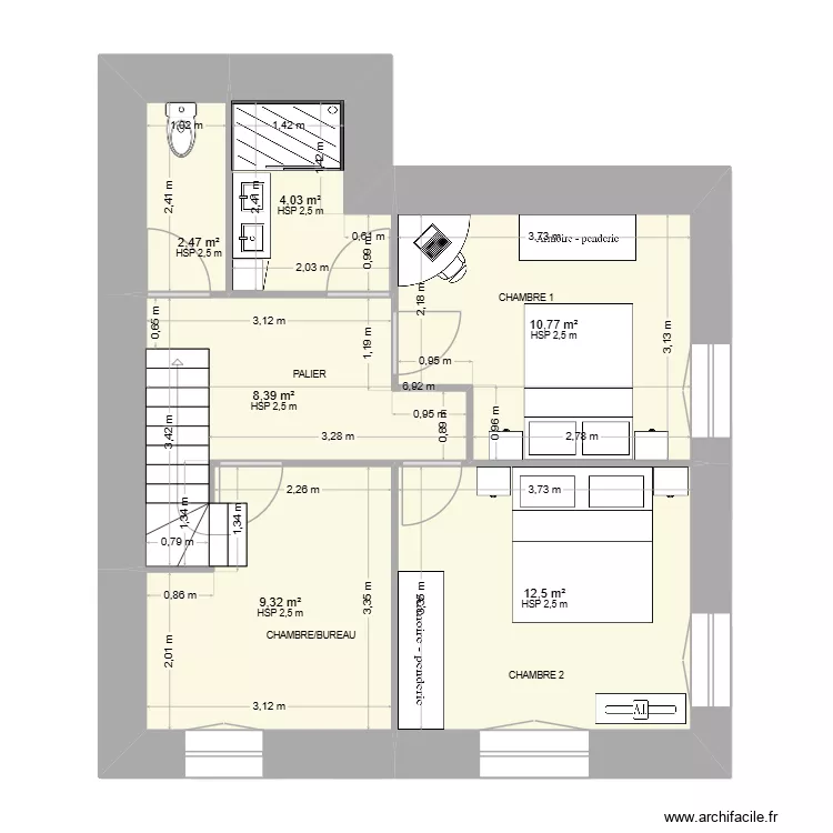 la barre RDC. Plan de 