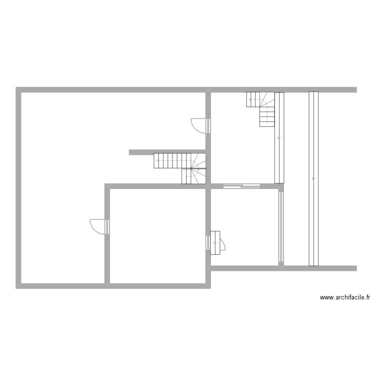 CLOUTEAU_J5. Plan de 3 pièces et 115 m2