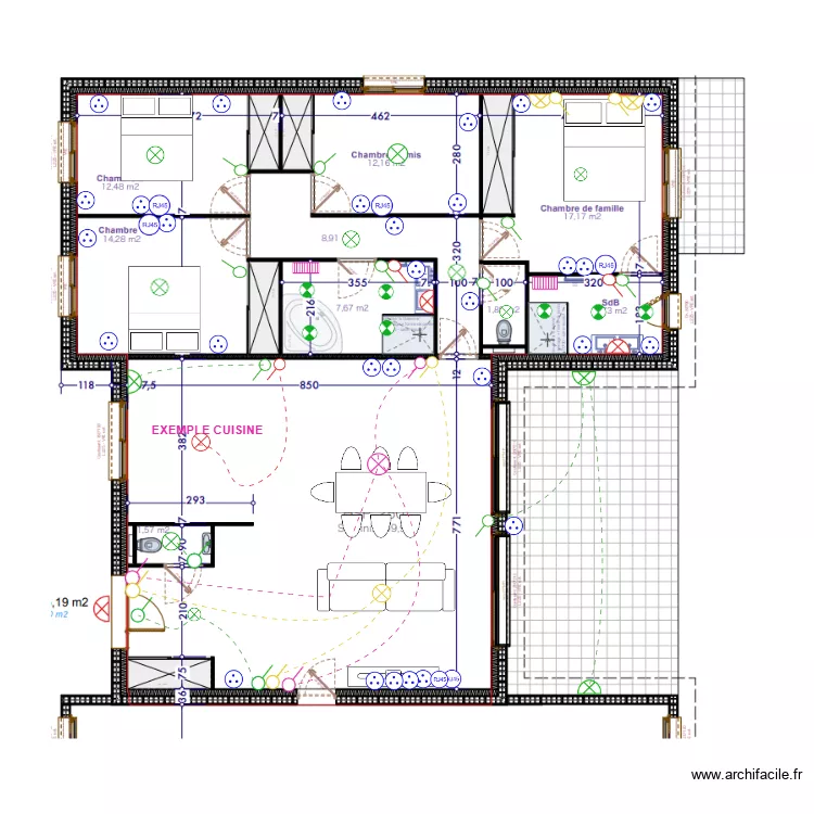 PLAN ELE ARMAND. Plan de 