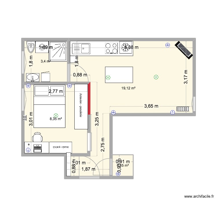 Appartement Alice. Plan de 0 pièce et 0 m2 Appartement Alice. Plan de 0 pièce et 0 m2