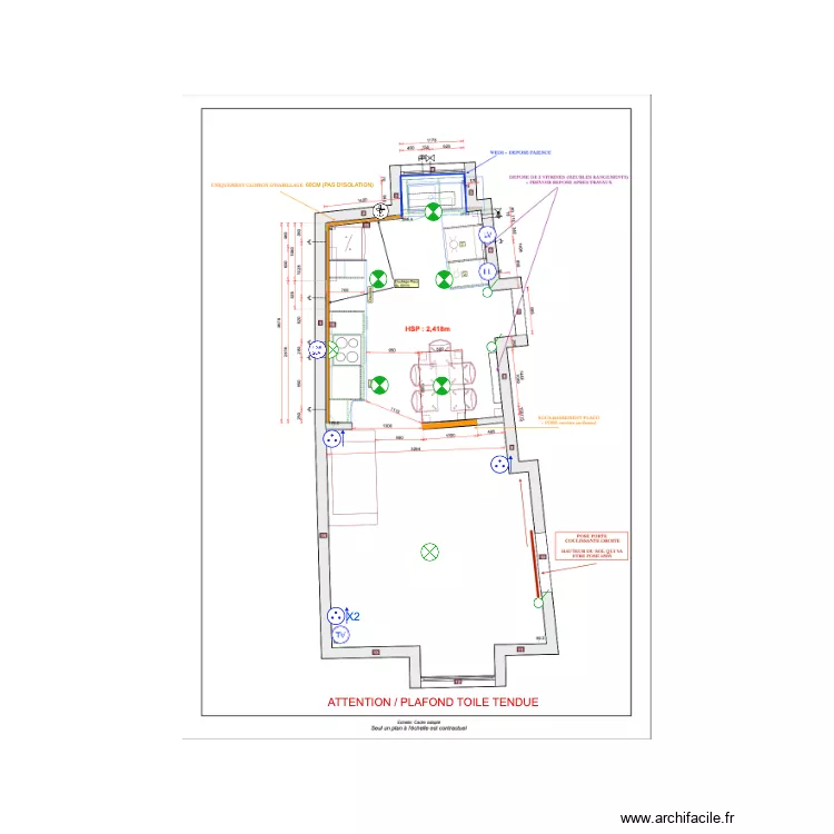LE MERCIER. Plan de LE MERCIER. Plan de