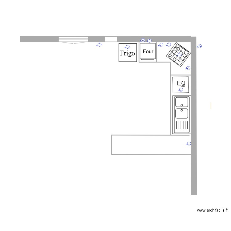 façade arriere. Plan de 0 pièce et 0 m2