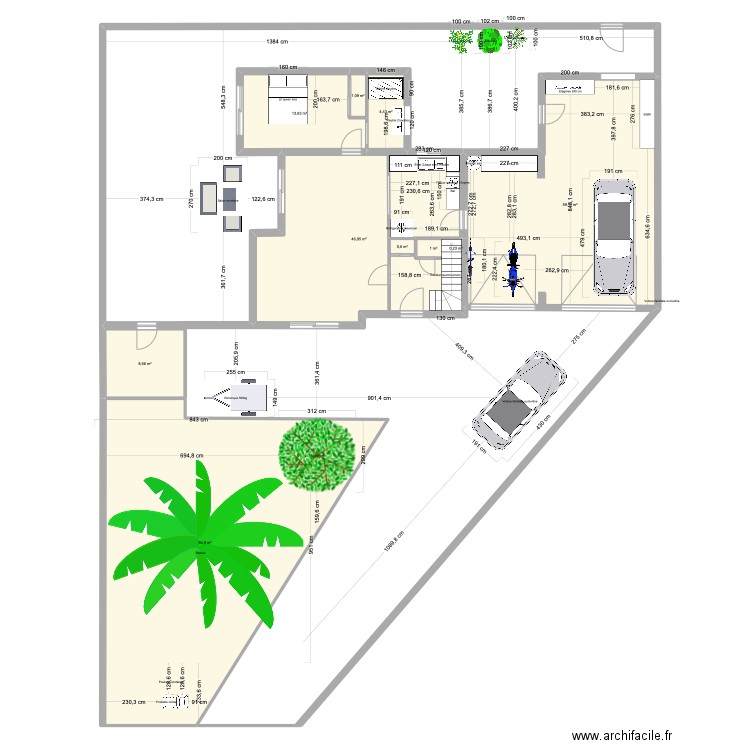 FREGATTE 2. Plan de 10 pièces et 480 m2