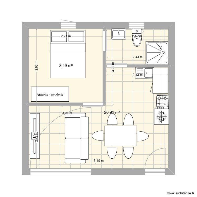appart hotel congo. Plan de 0 pièce et 0 m2