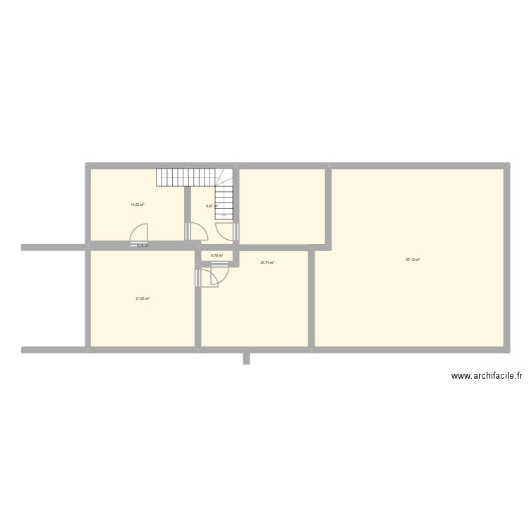 Maison Boux 1 etag. Plan de 7 pièces et 145 m2