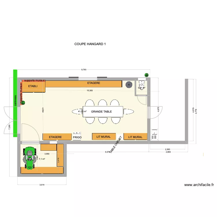 HANGARD 11. Plan de HANGARD 11. Plan de