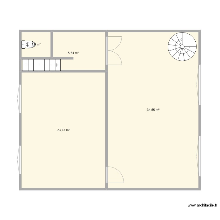 PLAN 1ER - JACQUART. Plan de 0 pièce et 0 m2