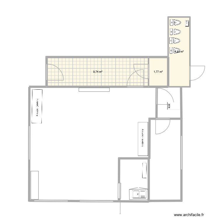 cabinet orthophoniste 01022026. Plan de 0 pièce et 0 m2