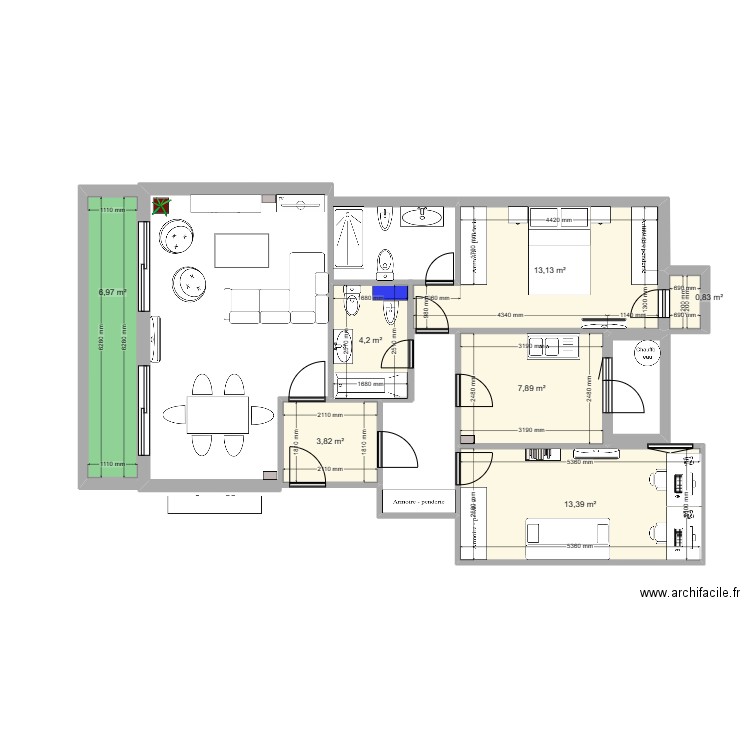 Plan Hierros14. Plan de 0 pièce et 0 m2