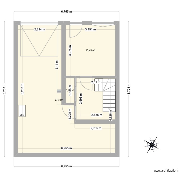 jacques. Plan de 0 pièce et 0 m2