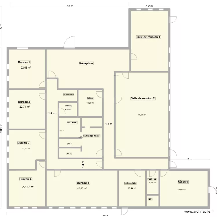 AFTRAL Sainte Radegonde ( Rodez 12). Plan de 