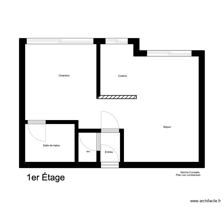 Plan LECOLLE - VERDIER. Plan de 