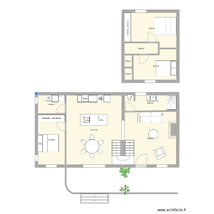 Anglure extérieur. Plan de 0 pièce et 0 m2