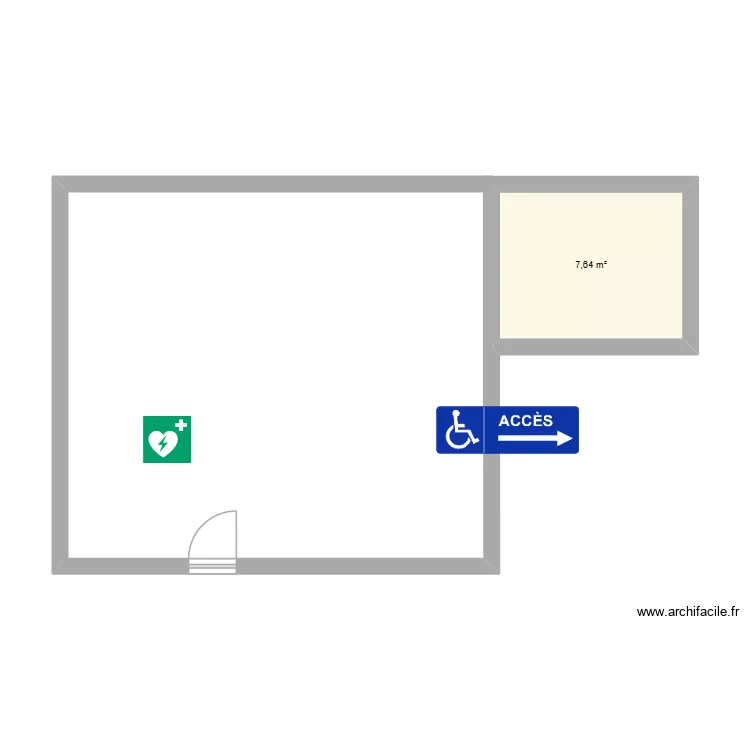 test. Plan de 1 et 8 m² test. Plan de 1 et 8 m²