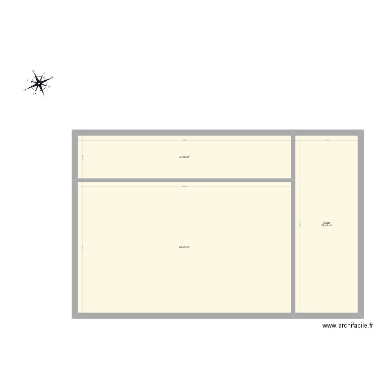 Mam 2. Plan de 3 pièces et 167 m2