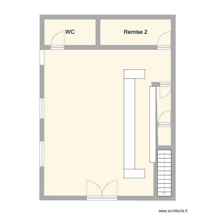 The Sailor. Plan de 6 pièces et 74 m2
