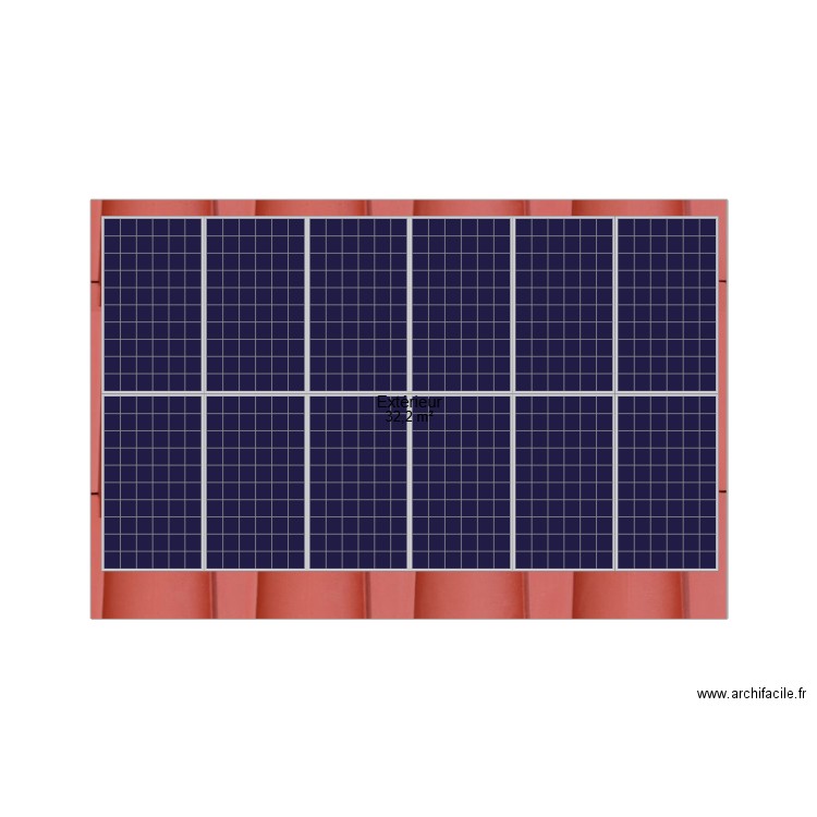 Panneaux Photovoltaïques ALTEN. Plan de 1 pièce et 32 m2