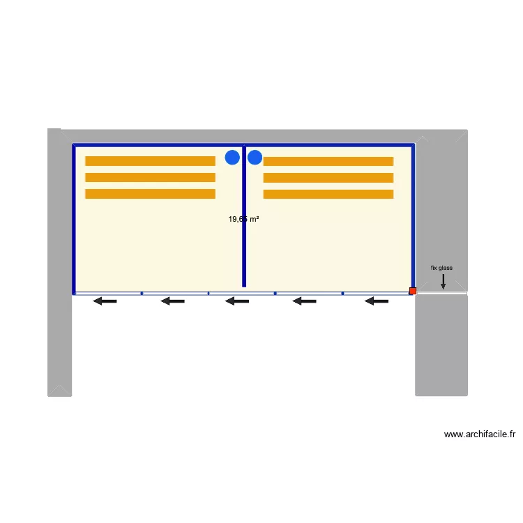 WALLACE - TRAVANCO DE LAGOA. Plan de 