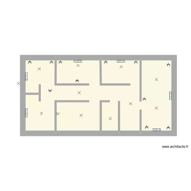 le tableur. Plan de 1  et 34 m²