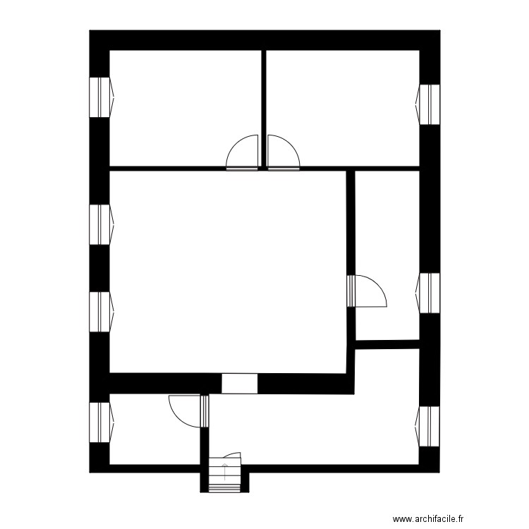 DOLE INV C11. Plan de 6 pièces et 74 m2