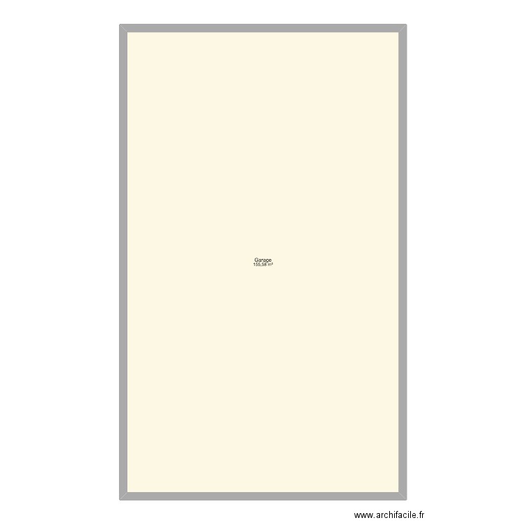 atelier. Plan de 1 pièce et 156 m2