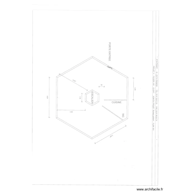 PIGUET. Plan de 