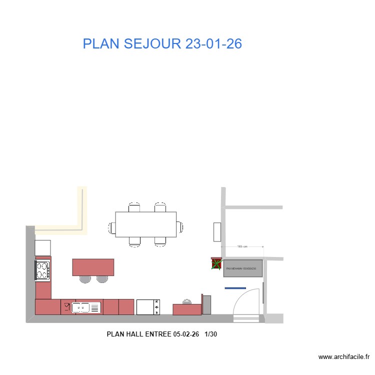 PLAN - HALL 05-02-26 - 1-30. Plan de 0 pièce et 0 m2