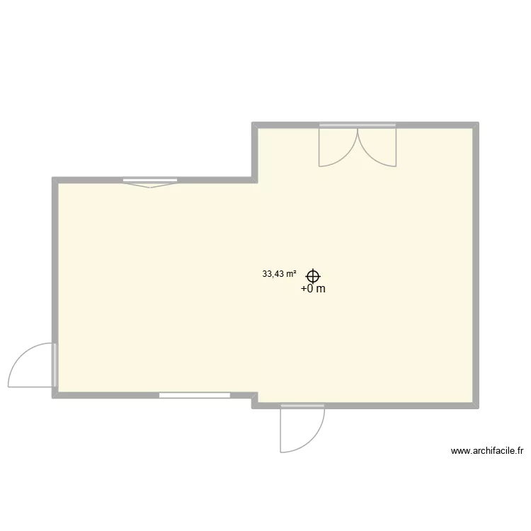 MAISON SALON. Plan de 1 et 33 m² MAISON SALON. Plan de 1 et 33 m²