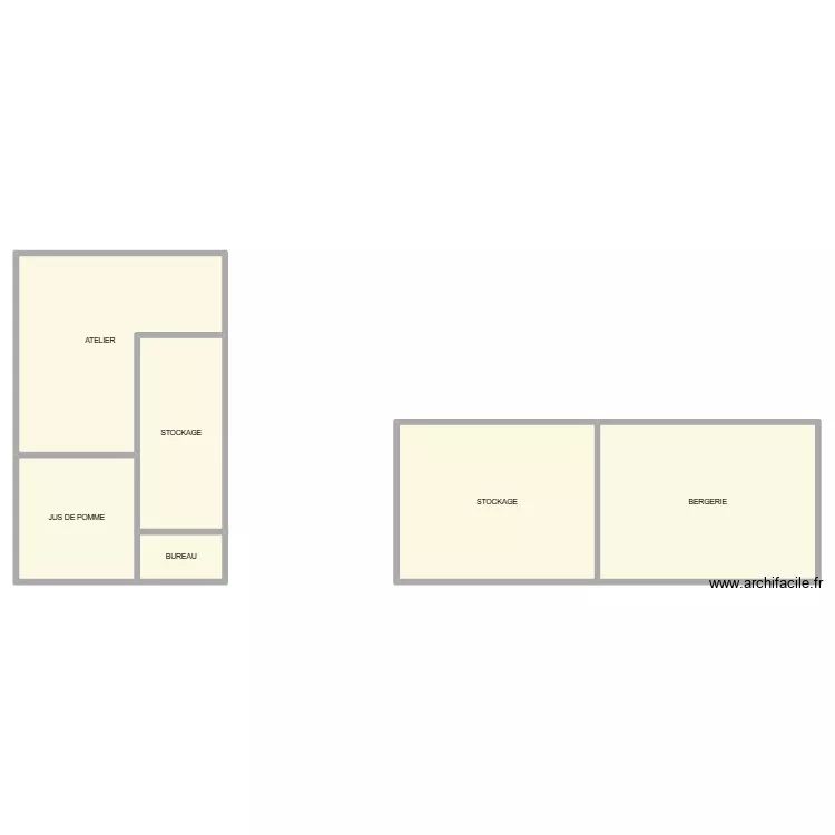 PLAN DE LAUCAUX FERME. Plan de 