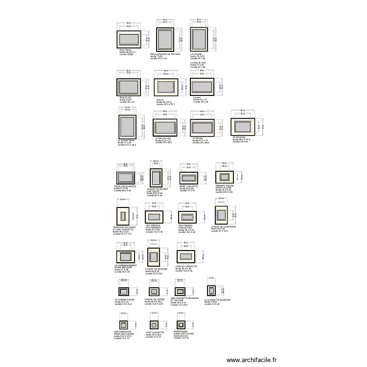 MUSEE DAUBIGNY. Plan de 