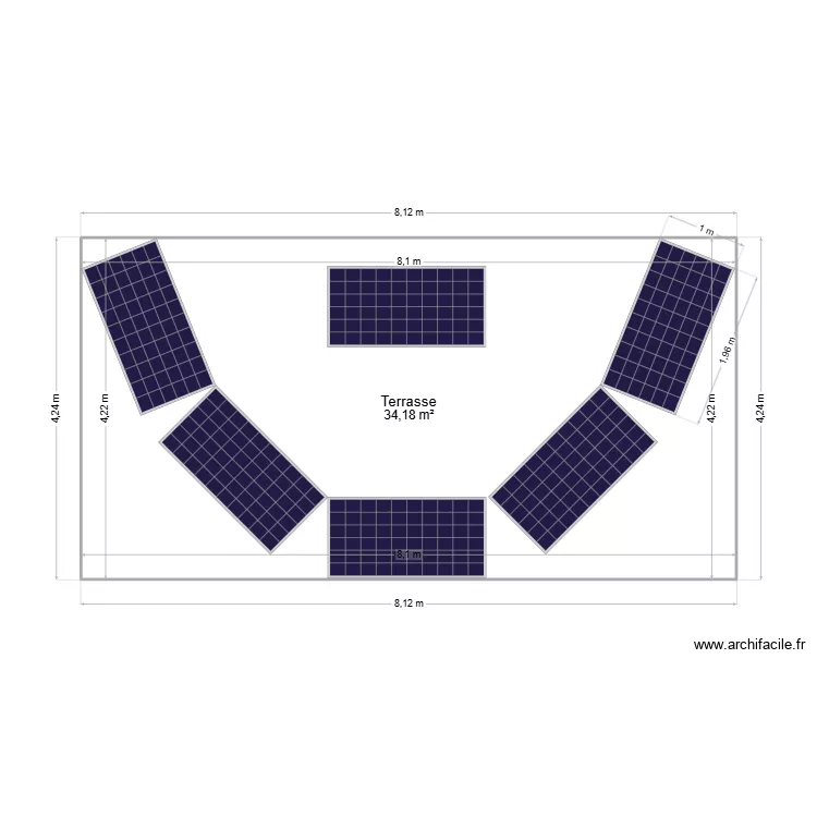 alain sol. Plan de 1 pièce et 34 m² alain sol. Plan de 1 pièce et 34 m²